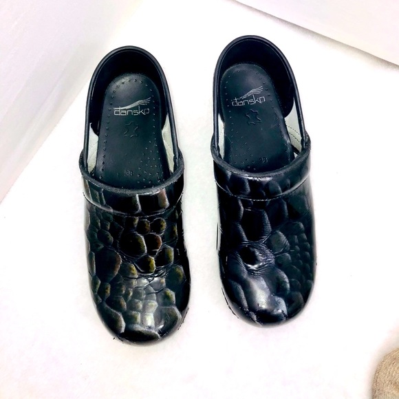 Dansko Reptile Print Clogs - Picture 4 of 7